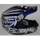 Casco off road HJC CS MX Charge blu MC-2