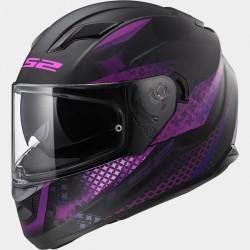 Casco LS2 STREAM EVO FF320 Lux Matt Black Pink