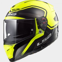 Casco integrale LS2 BREAKER FF390 BOLD Black H-V Yellow