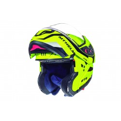 Casco modulare MT ATOM SV Divergence F1 Gloss Fluor Yellow