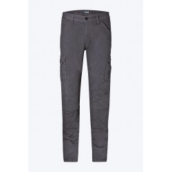 PMJ pantalone tipo cargo da moto con protezioni modello SANTIAGO colore grigio