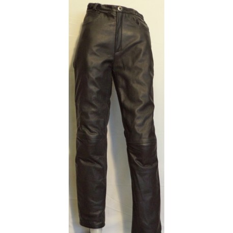 Pantaloni moto in pelle Spyke Nelson neri