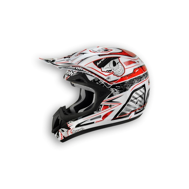 Casco AIROH da enduro o motocross JUMPER Mister X Red - Il Centauro sas