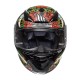 Casco MT REVENGE SKULL & ROSE BRILLO NEGRO ROJO