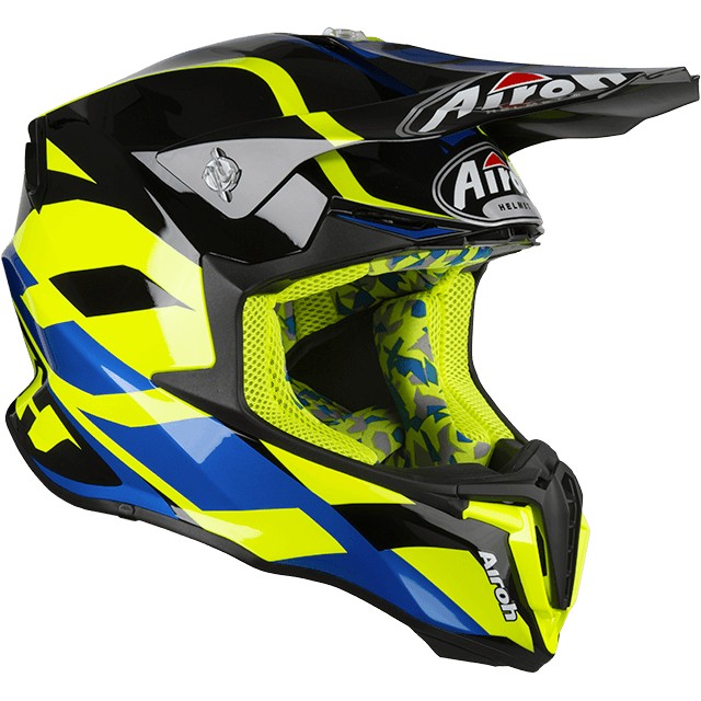 Casco Cross Airoh TWIST Great yellow gloss Il Centauro sas