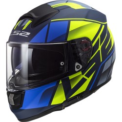 Casco LS2 VECTOR HPFC EVO FF397 Kripton matt blue hi vis