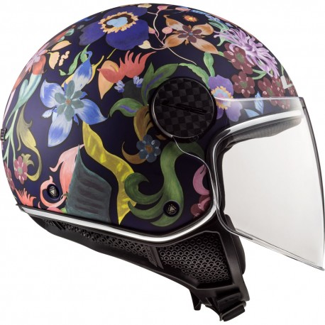 Casco LS2 OF558 SPHERE LUX BLOOM blue