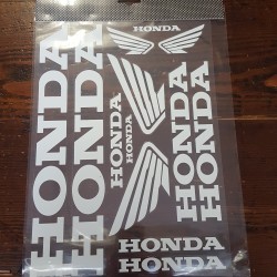 kit adesivi da moto HONDA bianco