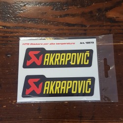 Adesivo Akrapovic per terminali moto