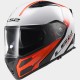 Casco modulare LS2 Metro FF324 Rapid bianco rosso