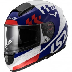 Casco LS2 Vector FF397 PODIUM WHITE BLUE