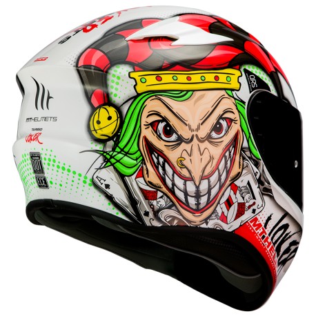 Casco MT TARGO Joker A0 BIANCO PERLA LUCIDO