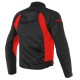 Giubbotto DAINESE AIR FRAME D1 TEX JACKET TESSUTO nero/rosso