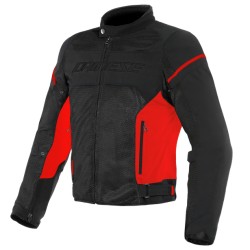 Giubbotto DAINESE AIR FRAME D1 TEX JACKET TESSUTO nero/rosso