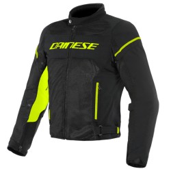 Giubbotto Dainese AIR FRAME D1 TEX JACKET TESSUTO nero/giallo fluo