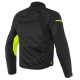 Giubbotto Dainese AIR FRAME D1 TEX JACKET TESSUTO nero/giallo fluo