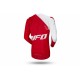 UFO MAGLIA MOTOCROSS SLIM FREQUENCY ROSSO FLUO E BIANCO