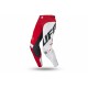 UFO PLAST PANTALONI MOTOCROSS SLIM FREQUENCY ROSSO FLUO E BIANCO