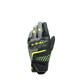 DAINESE CARBON 3 SHORT GLOVES  Black/Charcoal-Gray/Fluo-Yellow