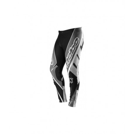 Pantaloni da Trial HEBO TRIAL PRO grigio bianco nero