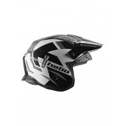 HEBO CASCO TRIAL ZONE 4 BALANCE NERO