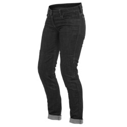 DAINESE DENIM SLIM LADY TEX PANTS black