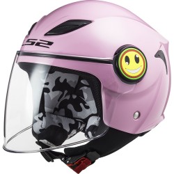 LS2 casco jet bambina Funny rosa