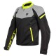 DAINESE  BORA AIR TEX JACKET Black/Magnesio-Matt/Fluo-Yellow