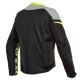 DAINESE  BORA AIR TEX JACKET Black/Magnesio-Matt/Fluo-Yellow