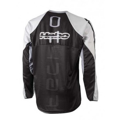 Maglia da Trial HEBO TRIAL TECH 10 grigio nero