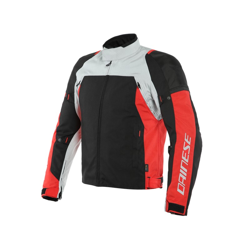 Giacca moto Dainese TEMPEST 2 D-DRY JACKET Grigio Rosso