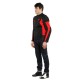 DAINESE  MISTICA TEX JACKET NERO/ROSSO