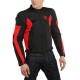 DAINESE  MISTICA TEX JACKET NERO/ROSSO