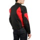 DAINESE  MISTICA TEX JACKET NERO/ROSSO