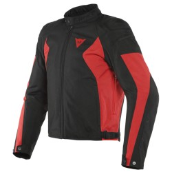 DAINESE  MISTICA TEX JACKET NERO/ROSSO