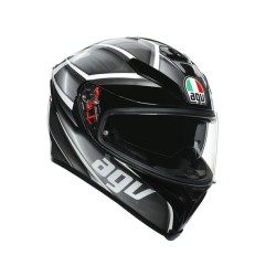 AGV K5 S E2205 MULTI- TEMPEST BLACK/SILVER