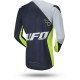 Maglia Moto Cross Enduro Ufo Slim Frequency Blu Grigio Giallo Fluo