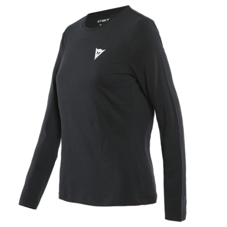 DAINESE  PADDOCK LADY T-SHIRT LS NERO