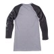 DAINESE  THUNDER72 3/4 T-SHIRT GREY/BLACK