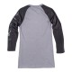 DAINESE  THUNDER72 3/4 T-SHIRT GREY/BLACK