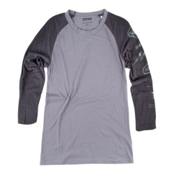 DAINESE  THUNDER72 3/4 T-SHIRT GREY/BLACK