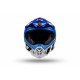 CASCO UFO da MOTOCROSS CAPTAIN per BAMBINO BLU E BIANCO