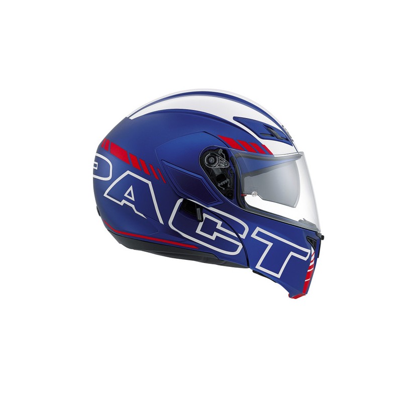 CASCO MODULARE AGV COMPACT ST PLK E2205 MULTI - SEATTLE MATT BLUE/WHITE/RED  - Il Centauro sas