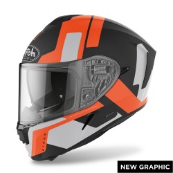 CASCO AIROH SPARK SHOGUN ORANGE MATT