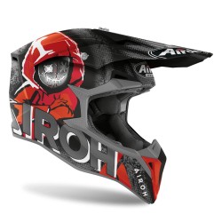 Casco AIROH WRAAP ALIEN RED MATT