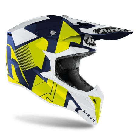 Casco AIROH WRAAP RAZE BLUE GLOSS