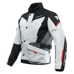 GIACCA DAINESE TEMPEST 3 D-DRY® Glacier-Gray/Black/Lava-Red