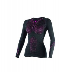 MAGLIA TERMICA DA DONNA D-CORE THERMO TEE LS LADY BLACK/FUCHSIA