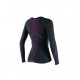 MAGLIA TERMICA DA DONNA D-CORE THERMO TEE LS LADY BLACK/FUCHSIA