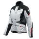DAINESE GIACCA TEMPEST 3 D-DRY® LADY Glacier-Gray/Black/Lava-Red